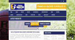 Desktop Screenshot of peninsularaiders.com.au